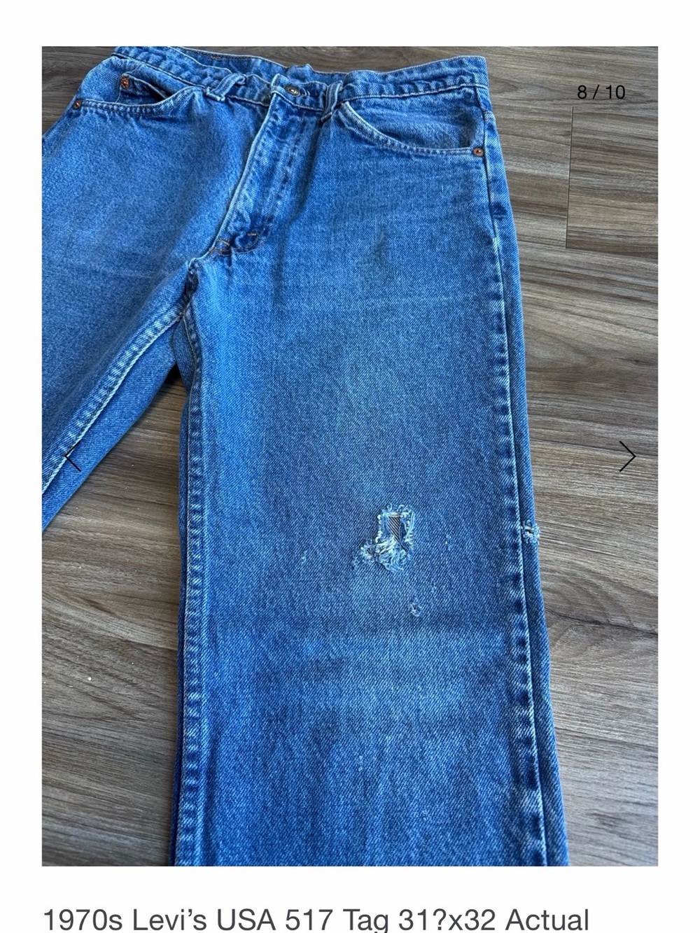 1970s Levi's USA 517 Tag 31?x32 actually more like 26/27
Vintage 517 - Picture 6 of 14